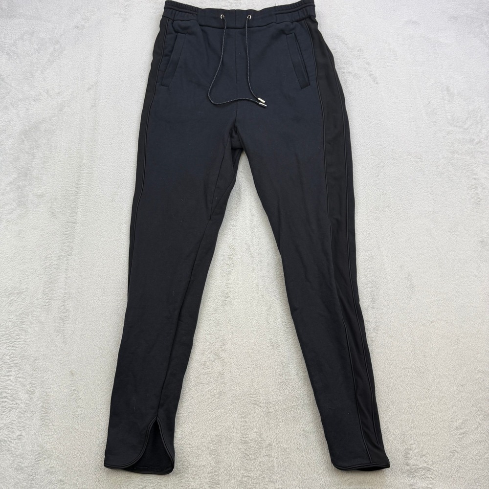 3.1 Phillip Lim Joggers Womens Small Black Side Stripe Split Hem Athleisure